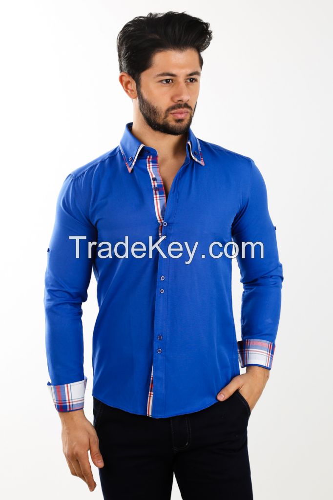 DSema Men Longsleeve Shirt Business Casual