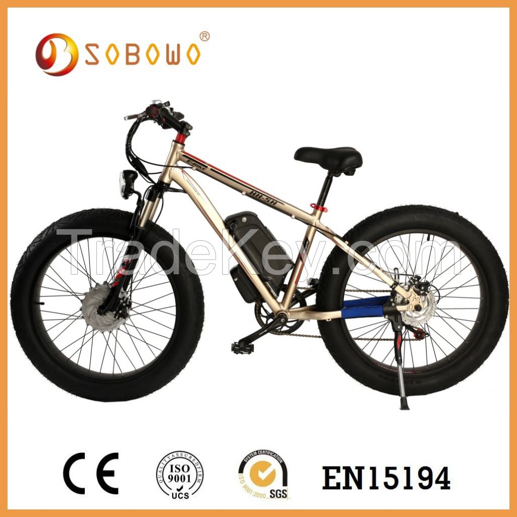 Fat tyre SOBOWO S19 brushless Electric Bike 2015