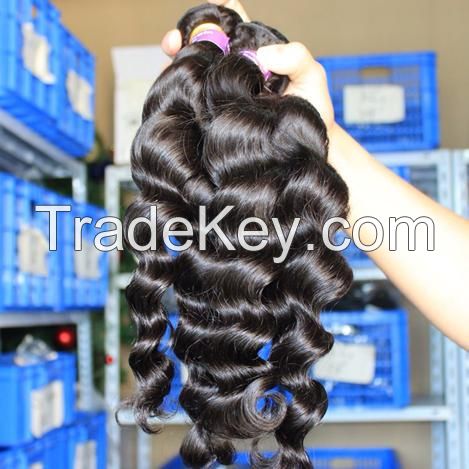 Top Grade Human Virgin Hair Loose Wave 8A Grade Human Hair Weave 