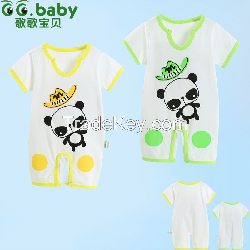 Baby Unisex Rompers Wholesale Baby Boy &amp;amp; Girls Rompers Infant Cotton Romper Baby Jumpsuit For Newborn Baby Boy Clothing