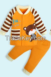 2015 High Quality 100% Cotton Baby Clothing Set, Baby Sets, Baby Boys Girls Clothes 2 Pcs Clothing Sets