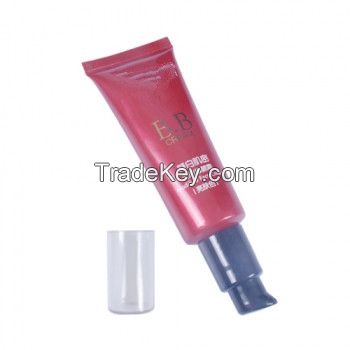 Round Plastic Cosmetic Tubes  with Pump