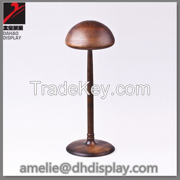 Wooden hat stand luxury wood stand for hat display
