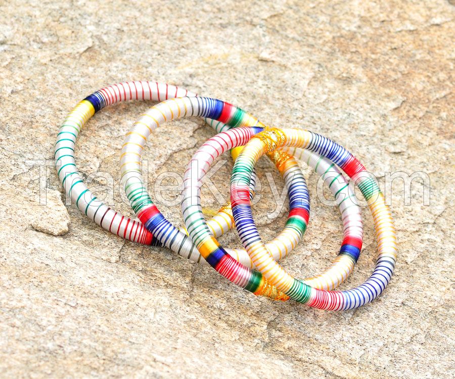 Silk Bangles, Thread Bangles at Wholesale