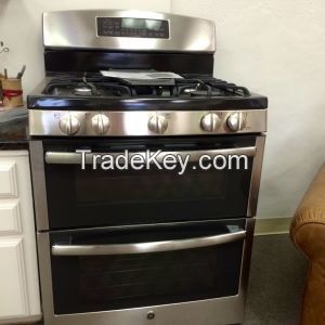 GE 30 Double-Oven Gas Range with Convection