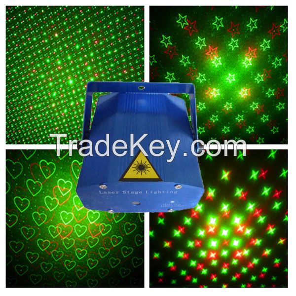 2015 high quality laser lights  4 in 1 laser party light mini stage light wholesale