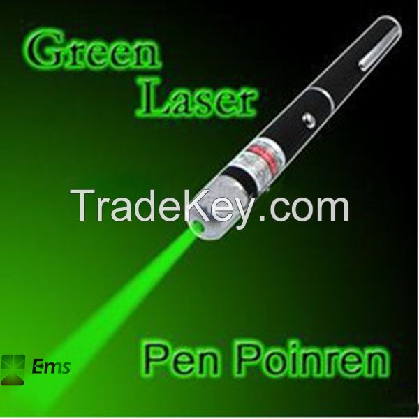 2015 Multifunction green laser pointer 532nm laser pointer wholesale laser pen 5mw/50mw/100mw200mw