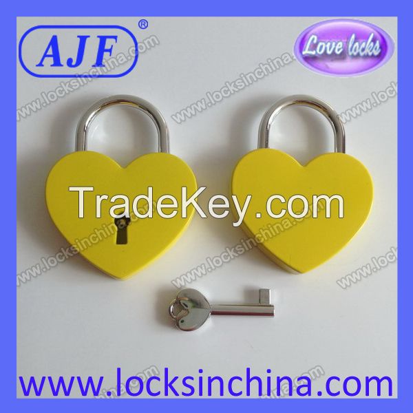 Big heart shape lock with heart key, nice for wedding and lovers