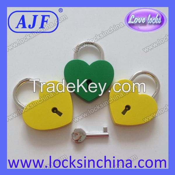 Big heart shape lock with heart key, nice for wedding and lovers