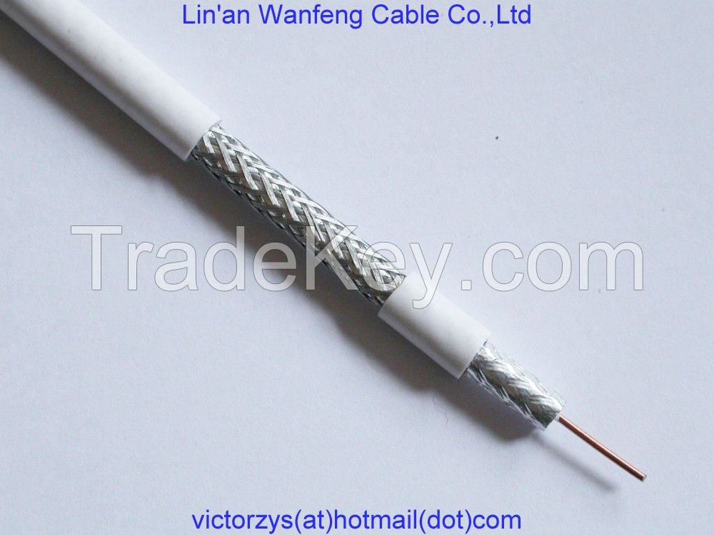 china high quality 75ohm Coaxial Rj11 Cable coaxial rg11