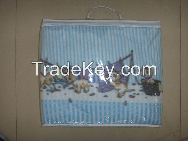 Wholesale fleece bedding set sheet set print and solid