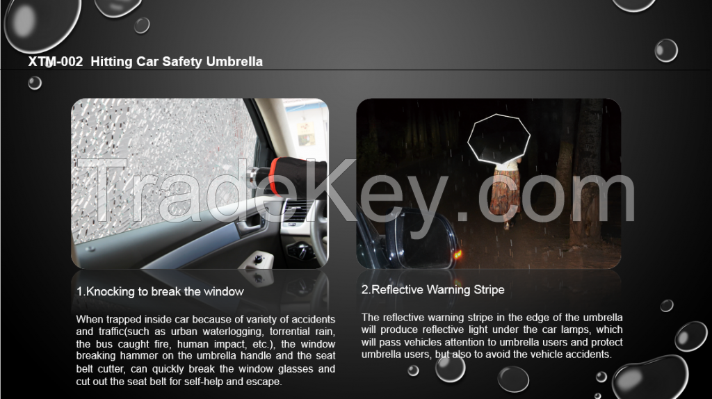 XTM-002  Hitting Car Safety Umbrella