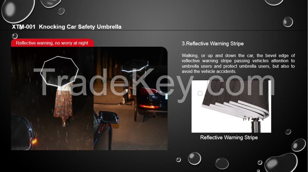 XTM-001  Knocking Car Safety Umbrella