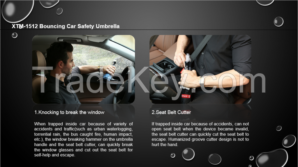 XTM-1512 Bouncing Car Safety Umbrella