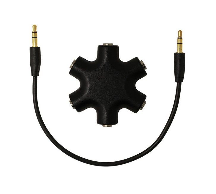 3.5mm Earphone Splitter Headphone Ear Jack Music Audio Splitter