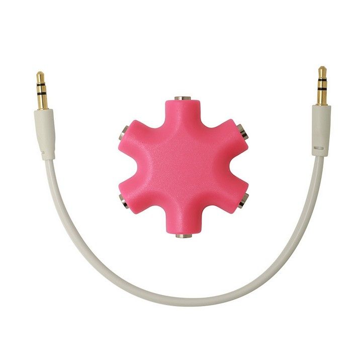 3.5mm Earphone Splitter Headphone Ear Jack Music Audio Splitter