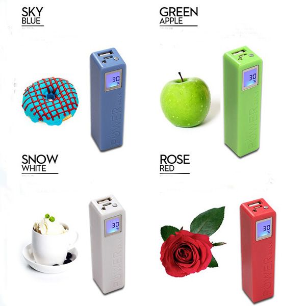 Consumer Electronics Wholesale Good Price OEM 2600mah Mobile Power Bank for iPhone iPad