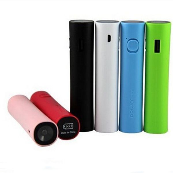 Mini Power Bank with LED light External Battery Portable Charger Li-Polymer Mobile Phone Power Bank for iPhone