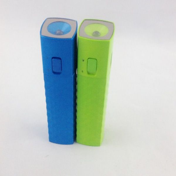 2600mAH Universal External Portable Power Bank with LED Light for Mobile Phone