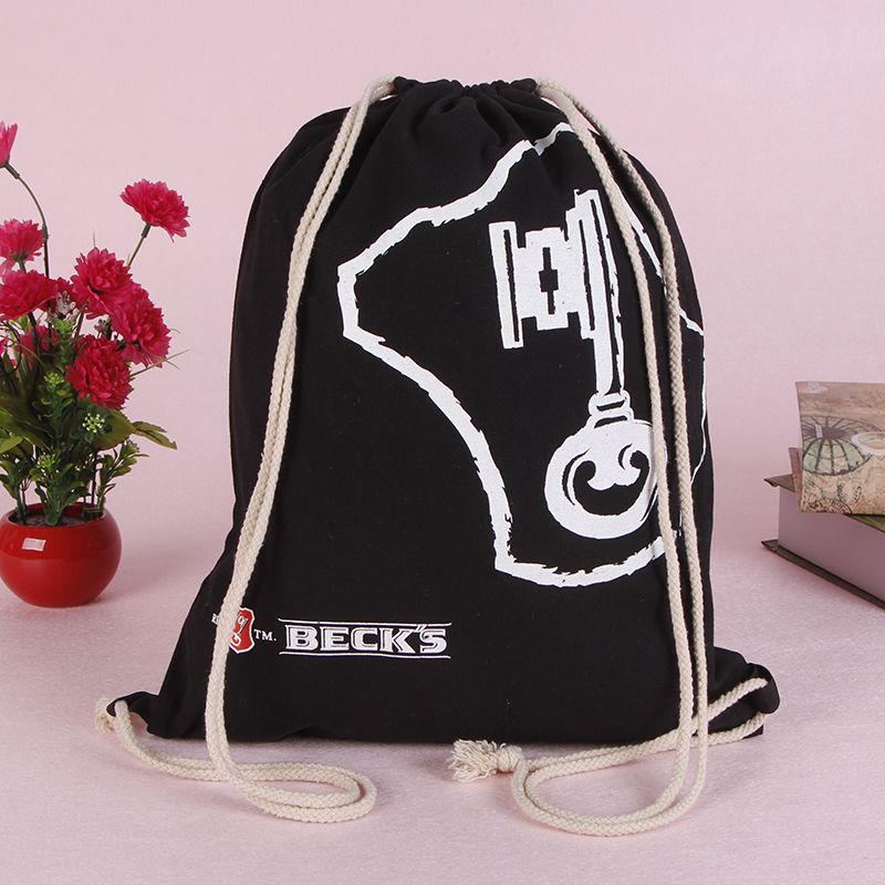 Custom Promotion Drawstring Cotton Bag