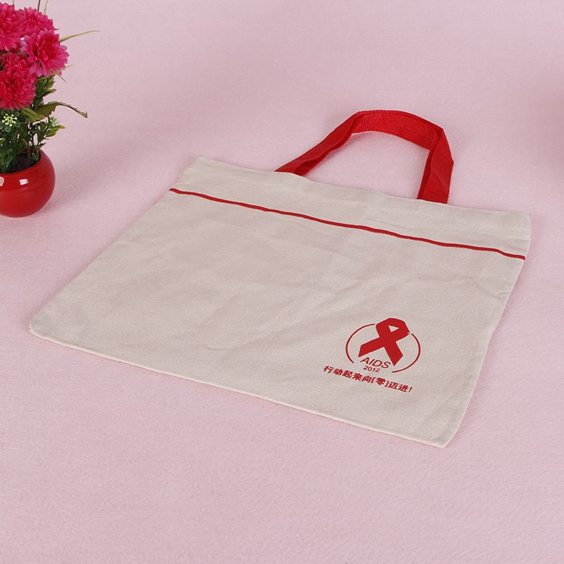 Wholesale Flower Wedding Tote bag with Logo Printed White ECO Cotton Bag
