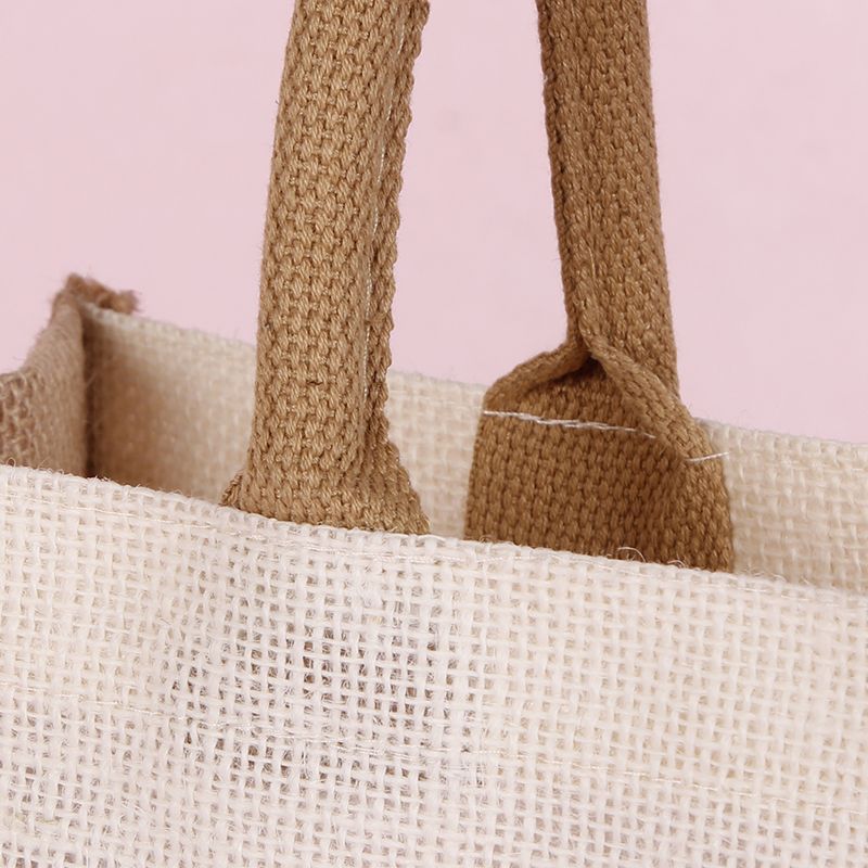 Custom Reusable Jute Tote Shopping Bag