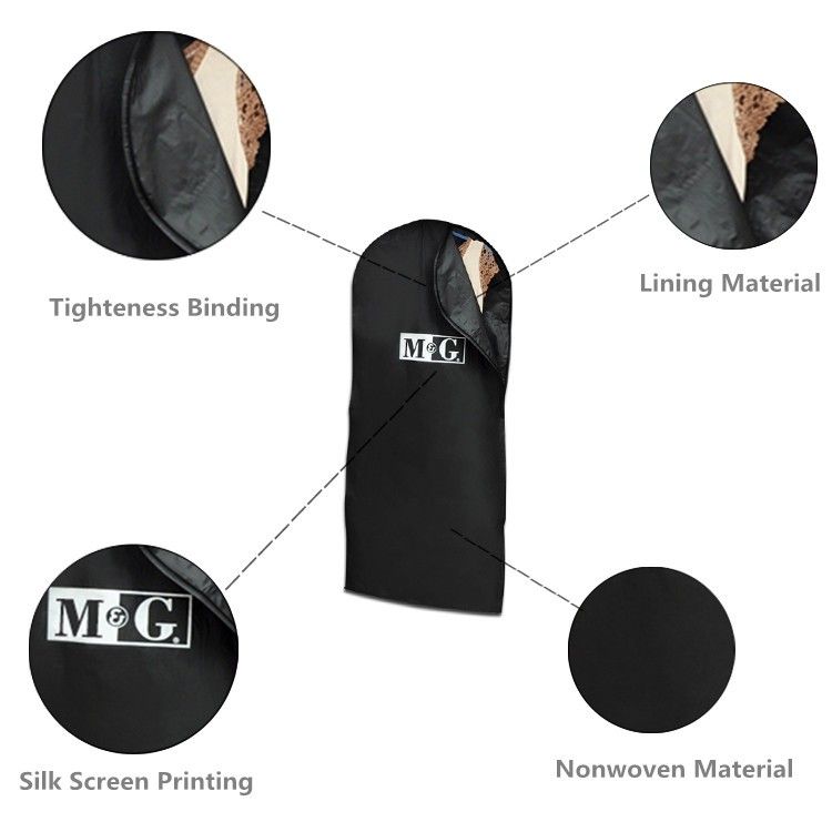 Garment Bag with Pocket Hanging Clothes Cover Bag