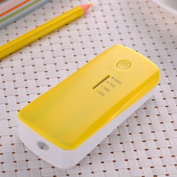 Fish Mouth Power Bank with LED Light Battery Charger 5200mAh