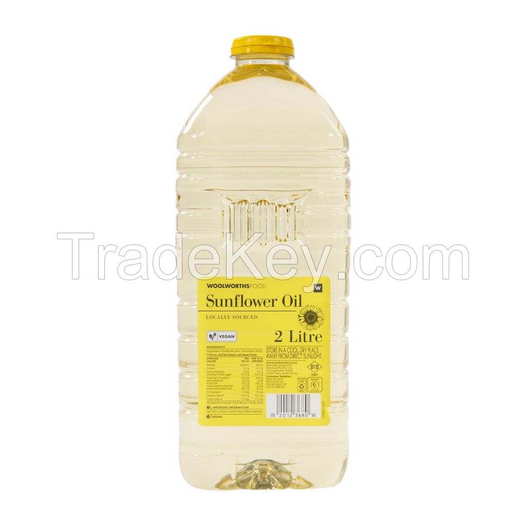 Double Refined 100% Sunflower Oil for sale at Best Price.