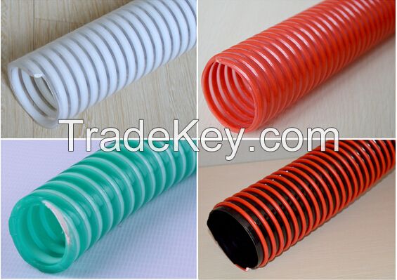 PVC suction hose, corrugated hose, water delivery suction hose from weifang sungford China