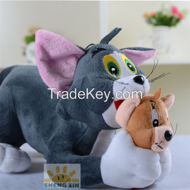 Animals Soft Stuffed Customized Children Cats Toys Presents