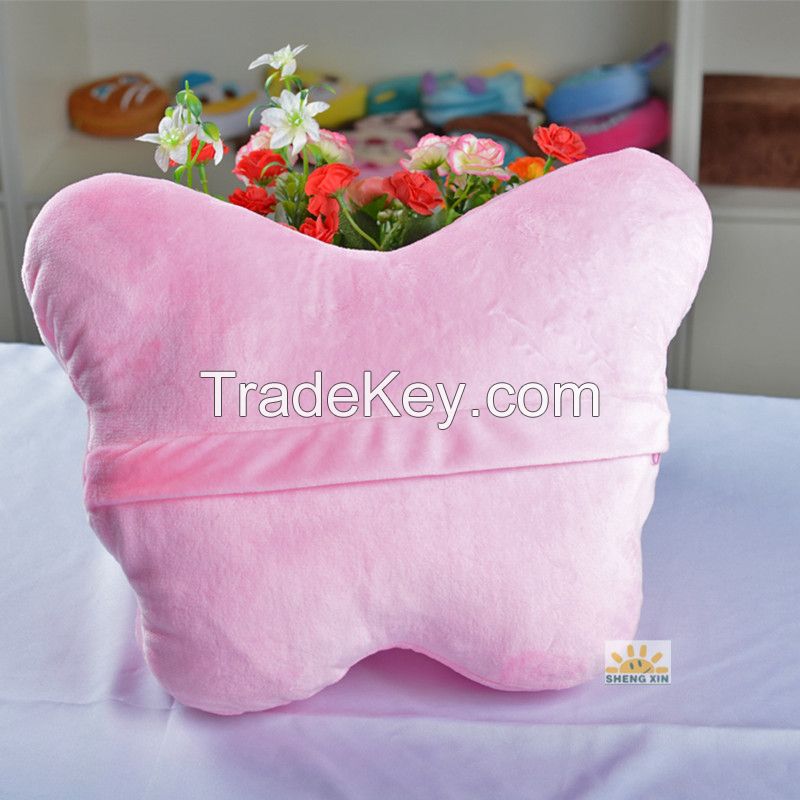 butterfly shape car set cushion pillows