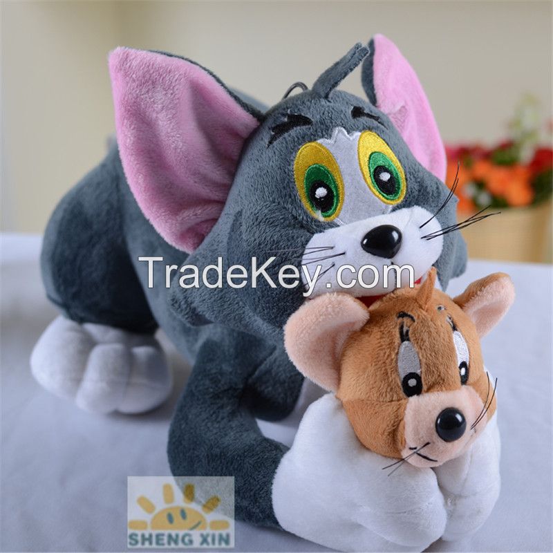 Animals Soft Stuffed Customized Children Cats Toys Presents