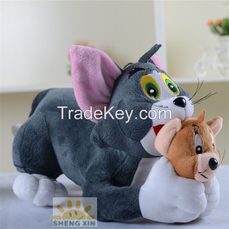 Animals Soft Stuffed Customized Children Cats Toys Presents