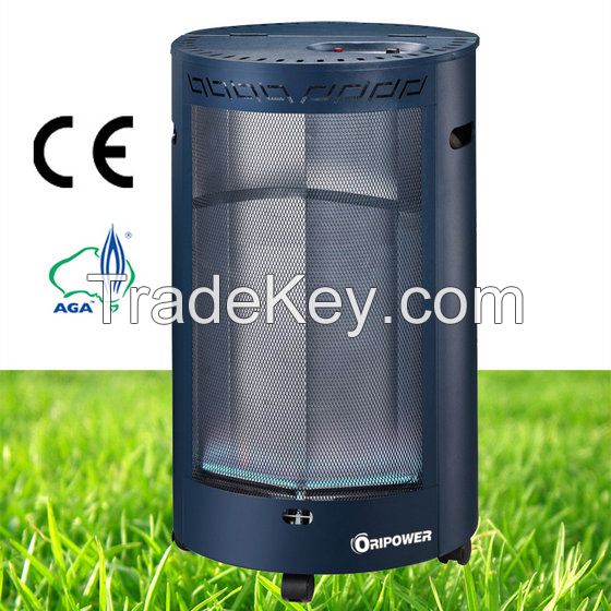 Indoor 4.2kw Cylindrical Blue Flame Gas Heater(H5209)