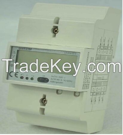 Three-Phase DIN-Rail Electricity Monitoring Energy Meter
