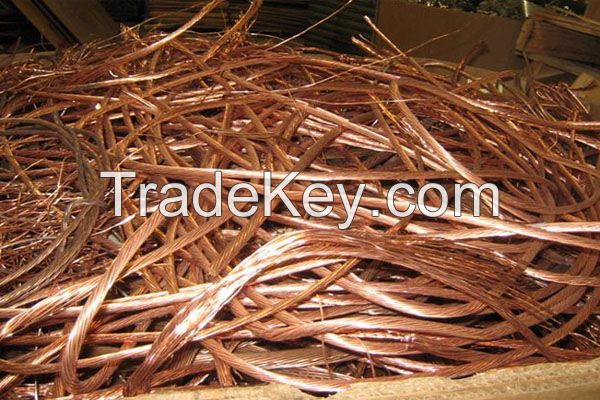 Copper Scrap, Copper Wire Scrap, Mill Berry Copper 99%