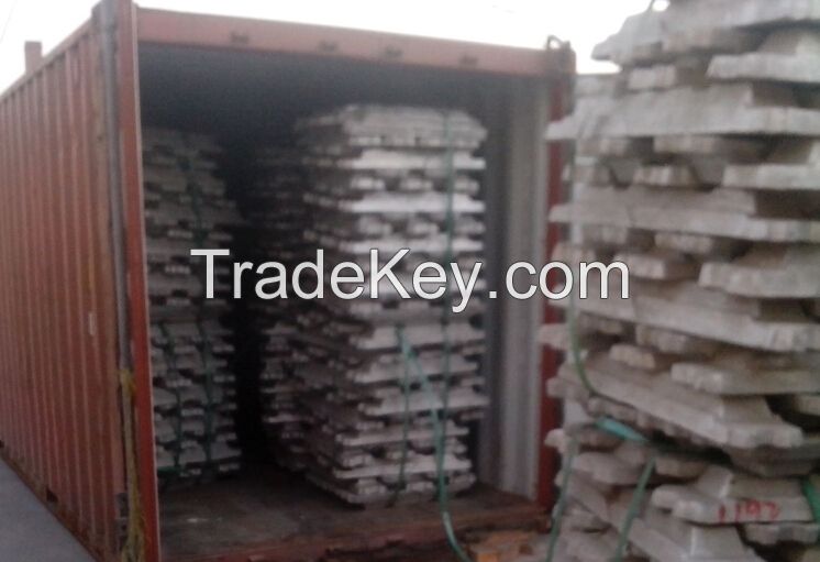 Primary Pure Aluminium Ingots 99.9%