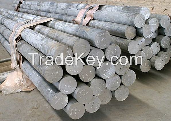 6061 6063 aluminium extruded round bar/rod for industry