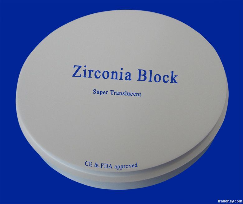 High Translucent zirconia block CAD/CAM