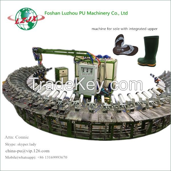 LZ-XC Polyurethane Shoe Sole Making Machinery pu foaming machine Polyurethane Injection Machine