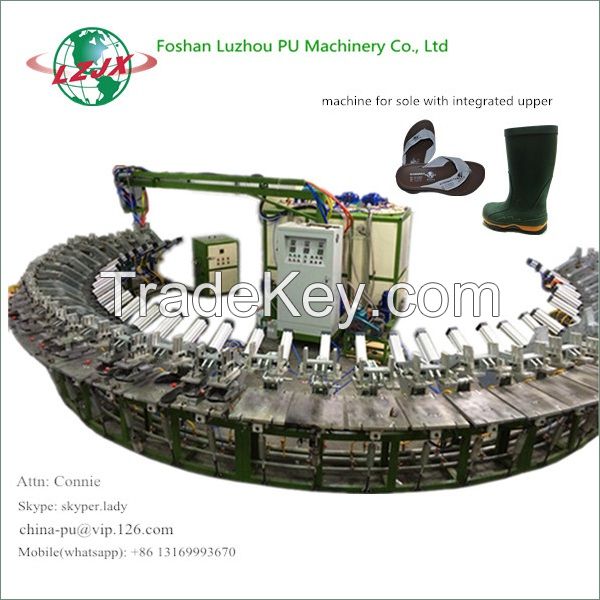 PU shoe sole making machine, shoe sole molding machine, shoe sole injection molding machine