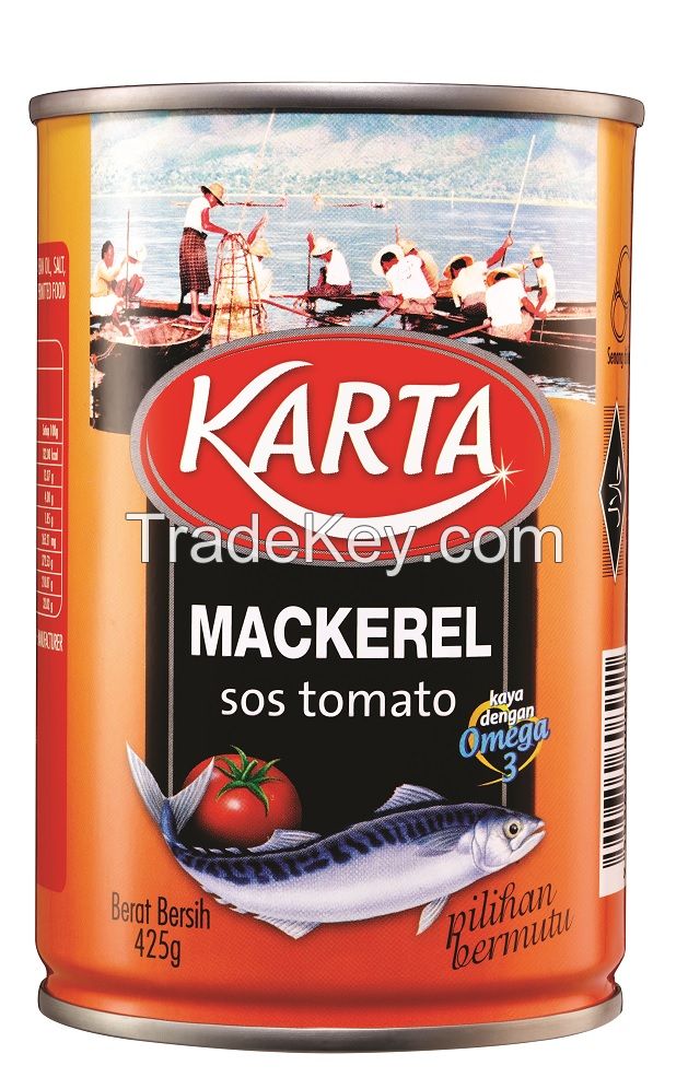 Karta Mackerel in Tomato Sauce (Tall can)