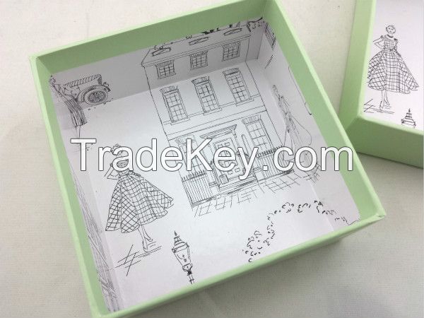 packaging paper box with printing