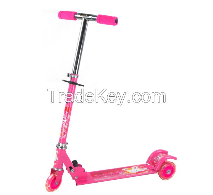 2015 new design 3 wheels kick scooter for kids