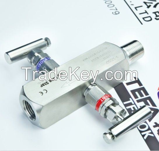  stainless steel 2 way manifold valves