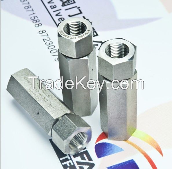 stainless steel NPT female thread check valve