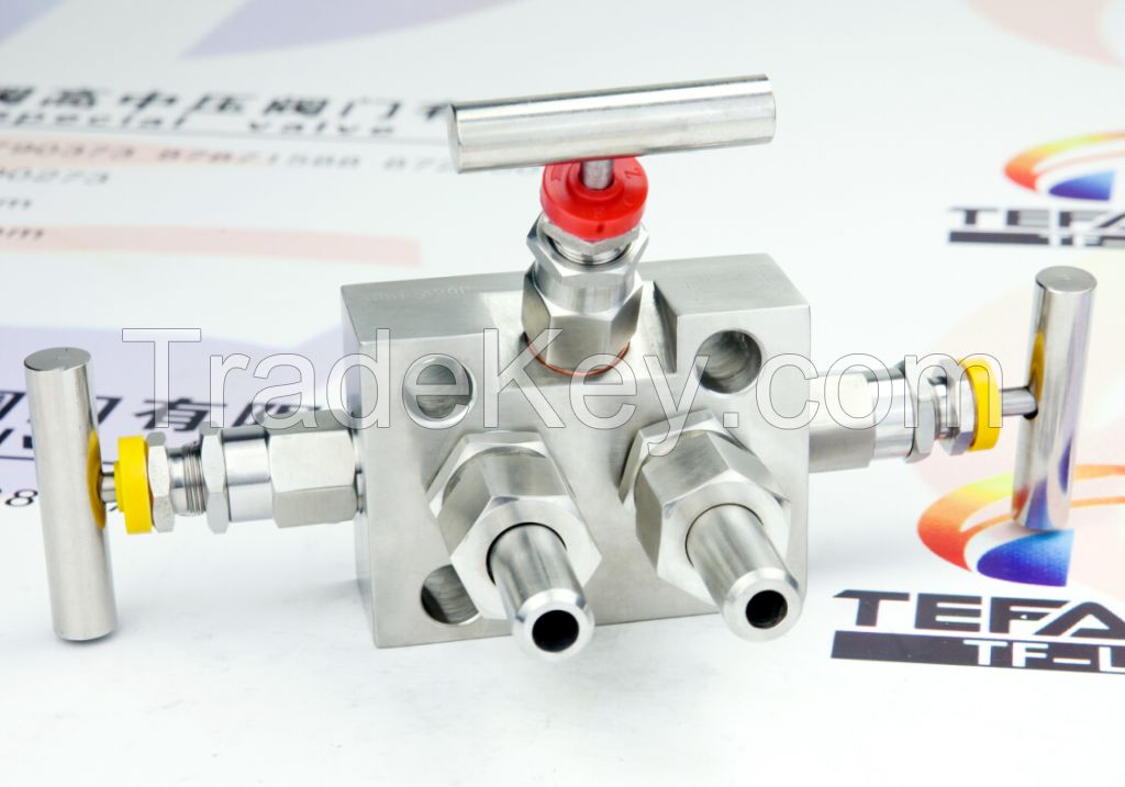  stainless steel 3 way manifold valves