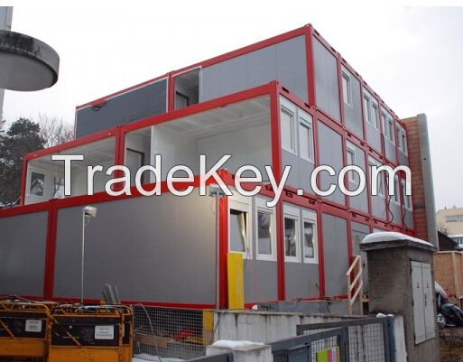 Steel structure panel type prefabricated housing used as koisk, ablution, clinic, toliet, apartment