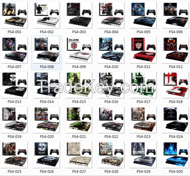 Skin Sticker For PS4 Console and Controller Various Patterns For Your Choice